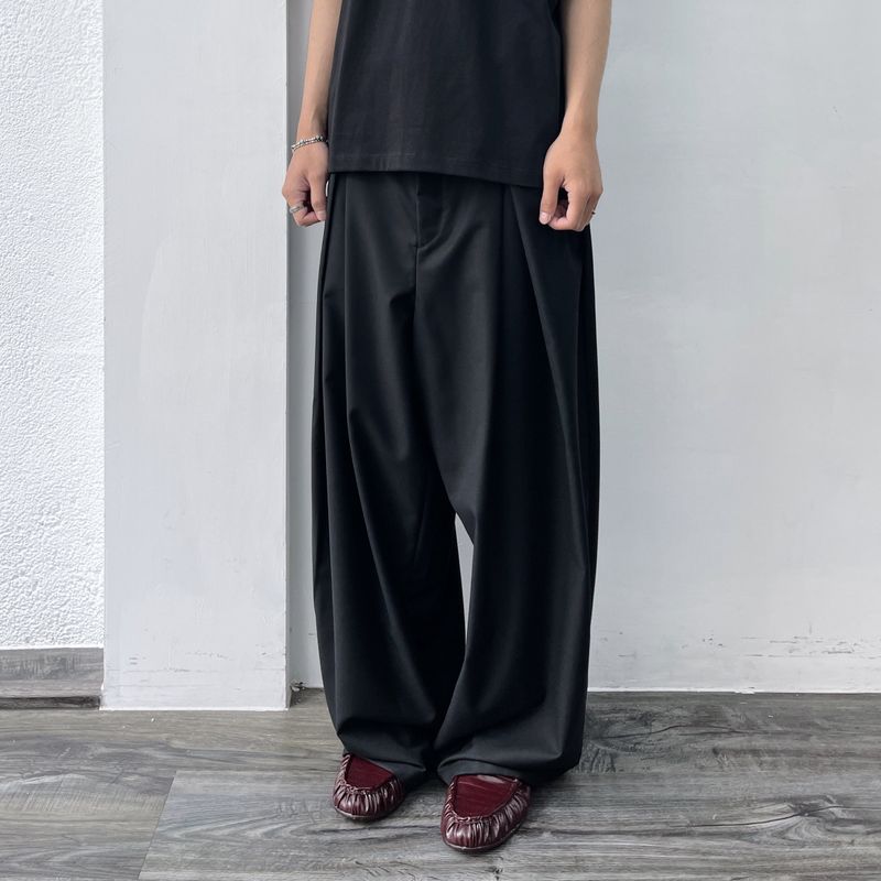 Oversized Pleated Trousers