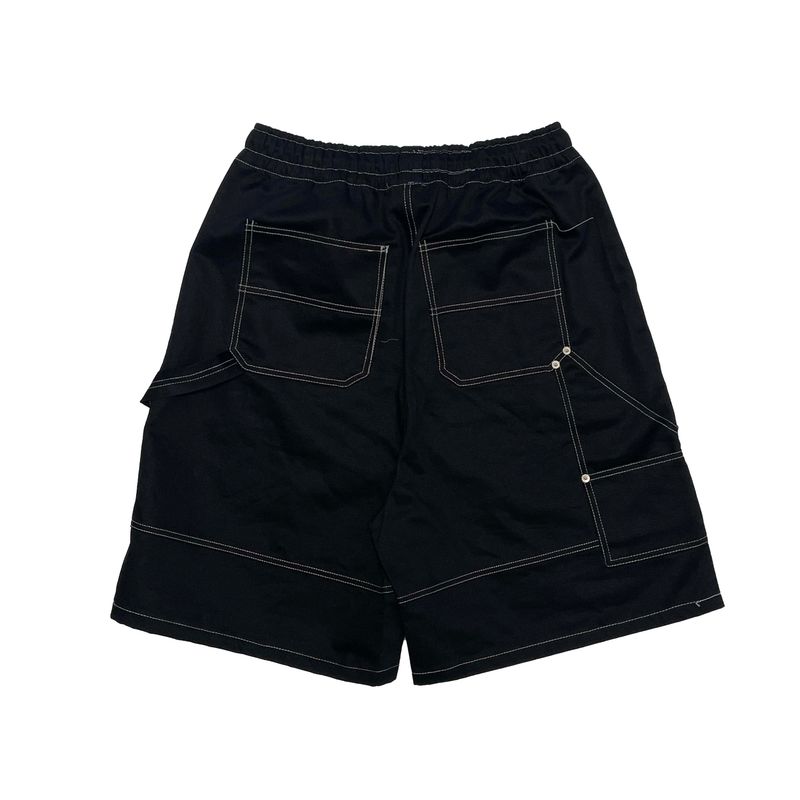 Stitch bermuda pants