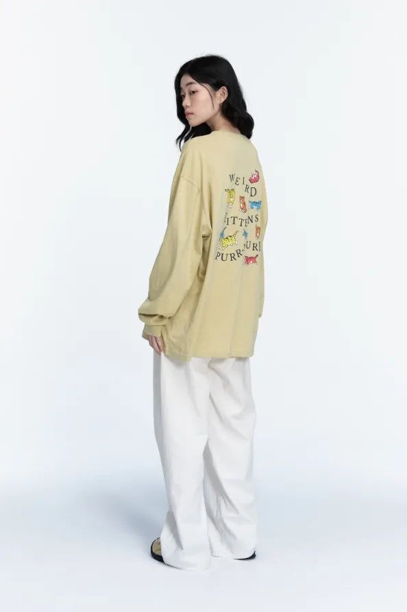 26FW★ Weird Kitten Long Sleeve