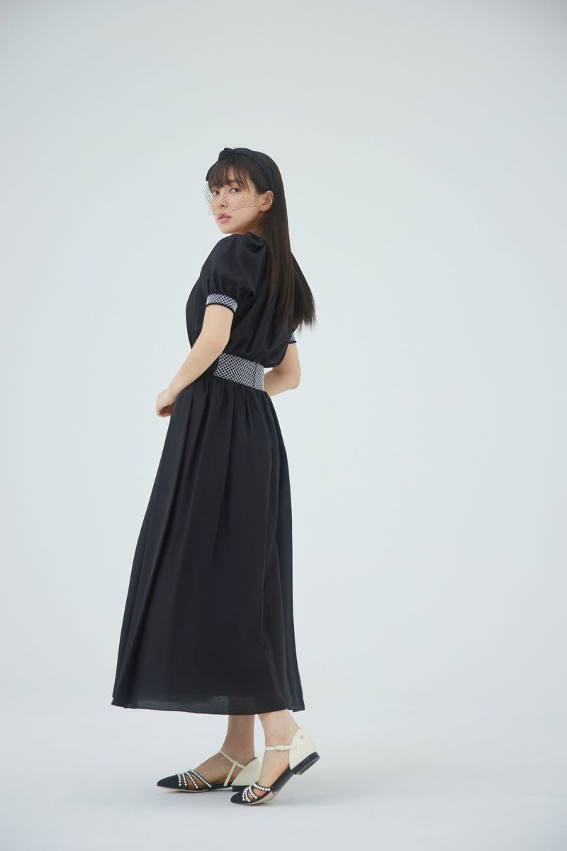 NO.4 DRESS - BLACK