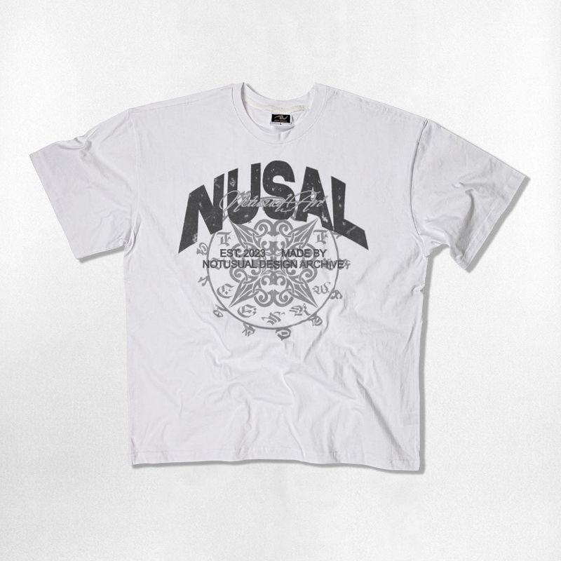 サークルグランジオーバーフィットTシャツ - 4COLOR