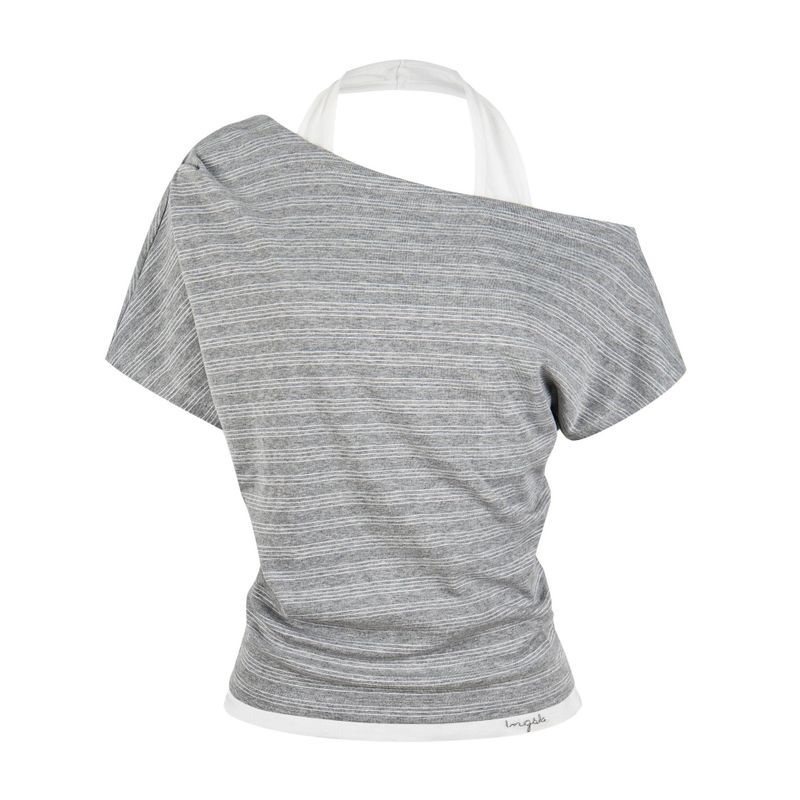 Murev Asymmetry Stripe Top