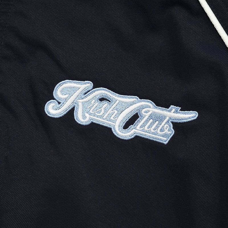 UNI LOGO WAPPEN CROP BLOUSON JACKET [NAVY]