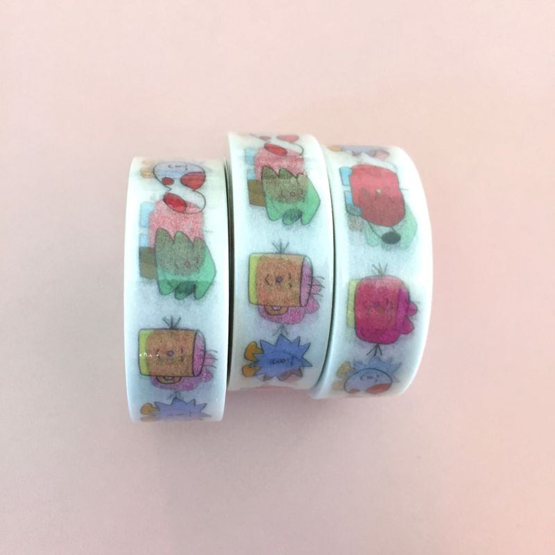 ワグルワグルマスキングテープ