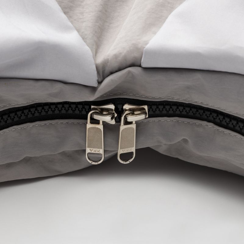 Knotted Shoulder Bag (Nylon-Silver)