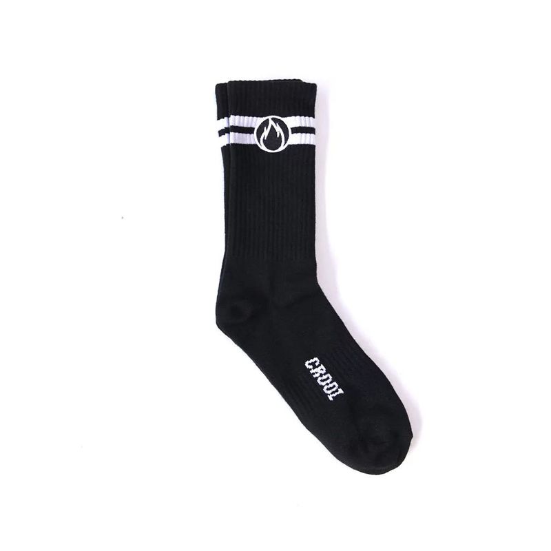 CIRCLE OG LOGO | CROOZ SOCKS BLACK