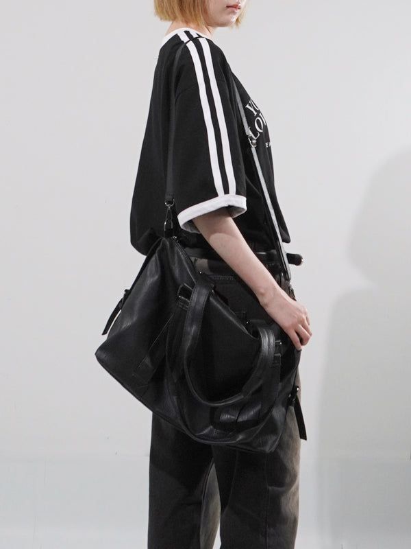 (UNISEX) Utility Leather Bag