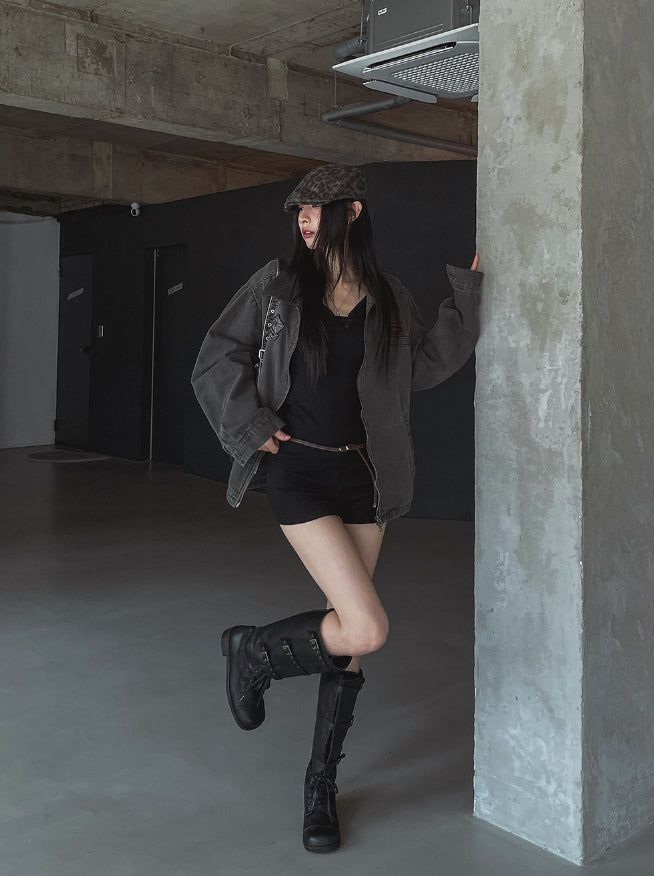 Visen Two Way Patch Pigment Jacket