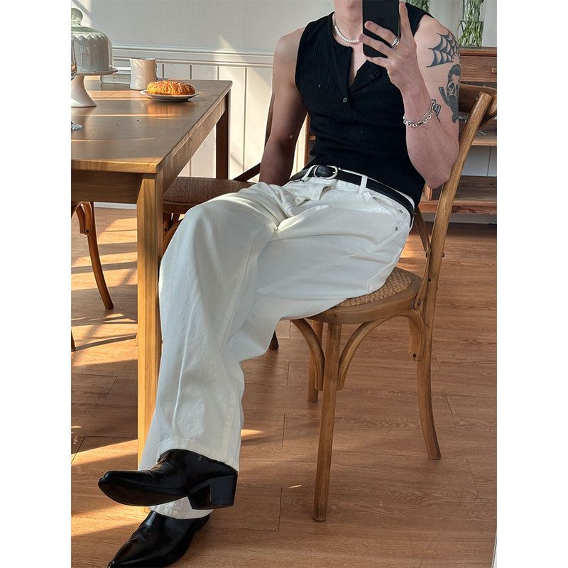  [S/S] Henry neck sleeveless(3color)
