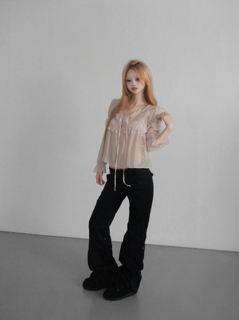 crispy 81 straight pants(2 color)