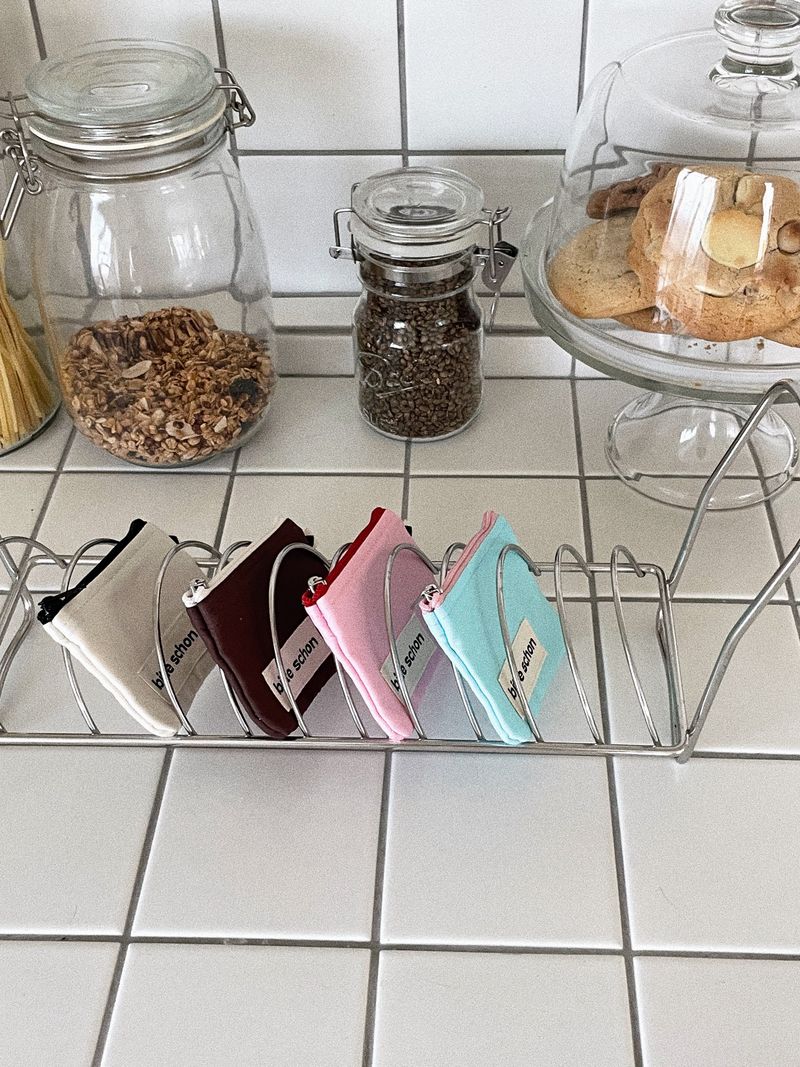 Label pouch-pink