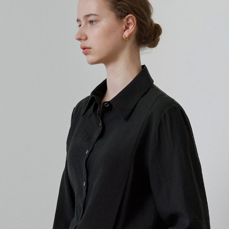 Front line silk blouse