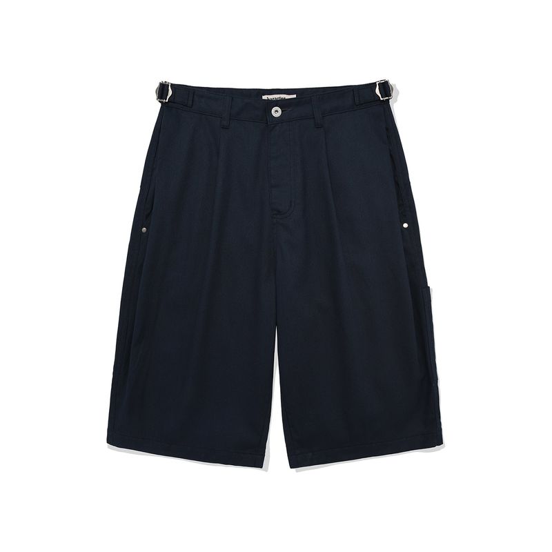 karactor（カラクター）の「Double tuck BERMUDA shorts / Navy（Pants）」