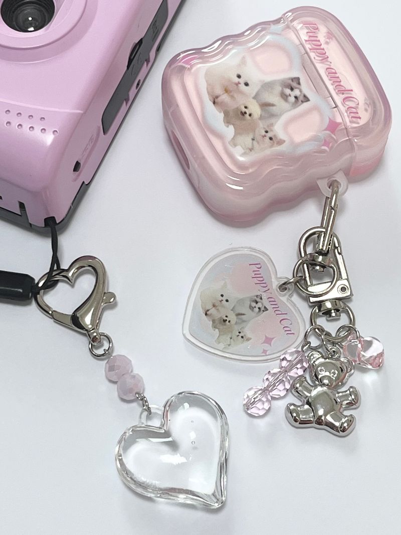 MADE white love keyring