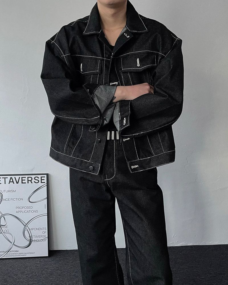 MG519,520 Non-fade stitch jacket (2 colors)