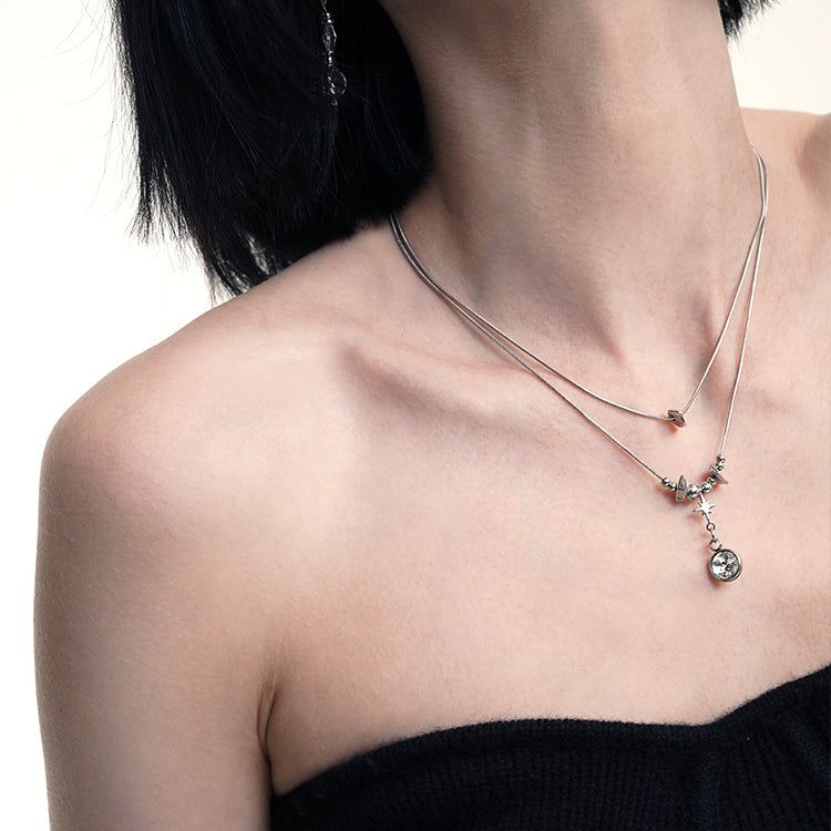 Crystal Layered Necklace