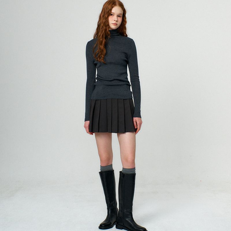 Basic Turtle Neck Knit_5Color