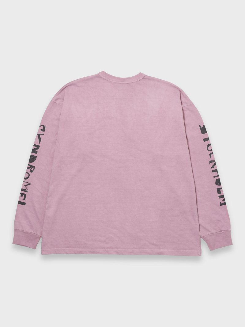 SORRY LS TEE PIGMENT DYED - PINK