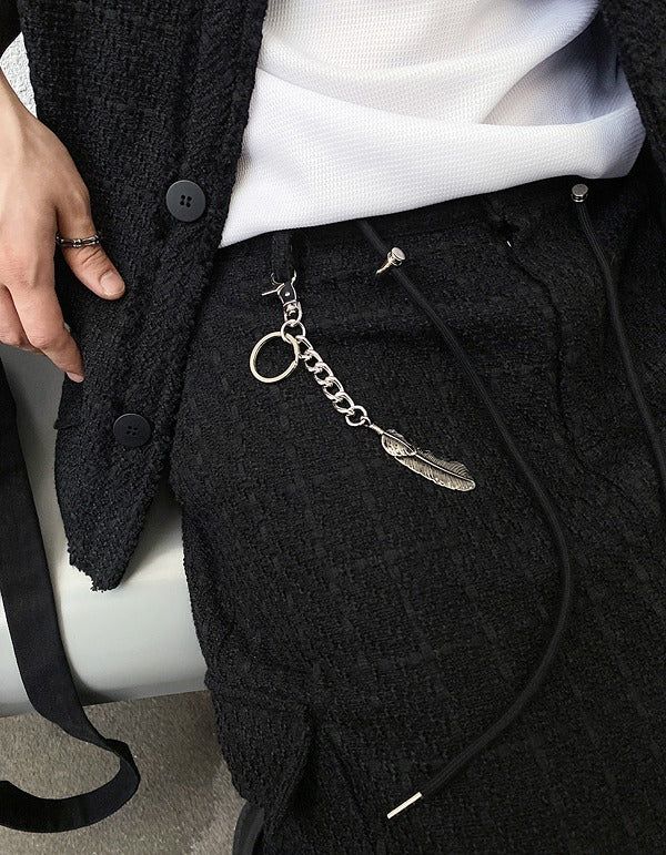 HOLY IN CODE（ホーリーインコード）の「No.0190 feather key RING（Toys/Key Holders）」