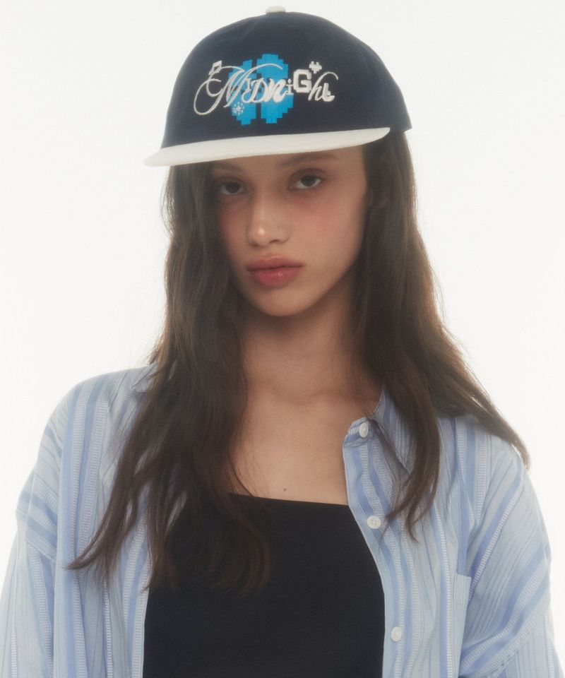 MIDNIGHT MOVE（ミッドナイトムーブ）の「pixel cap (navy)（Hats）」