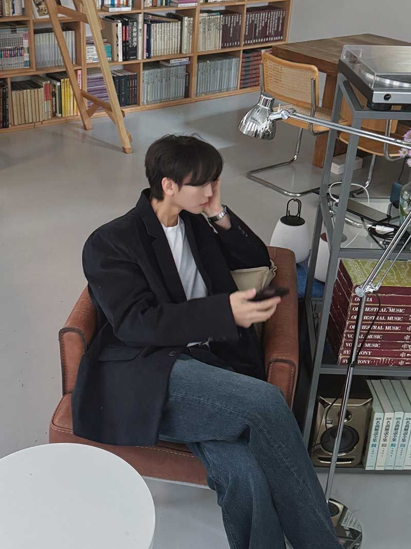 ASCLO Mer Corduroy Loose Fit Jacket (4color)