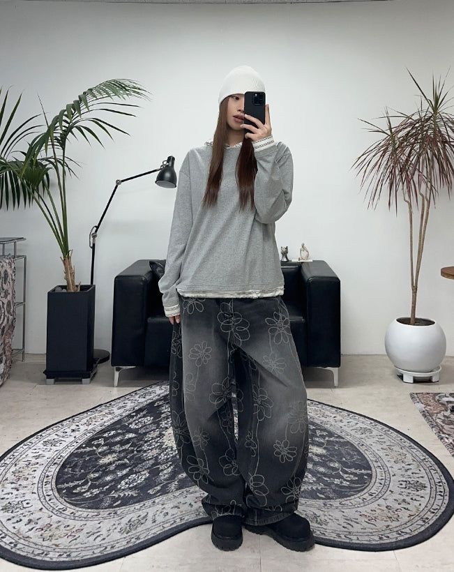 Aaron layered hoodie