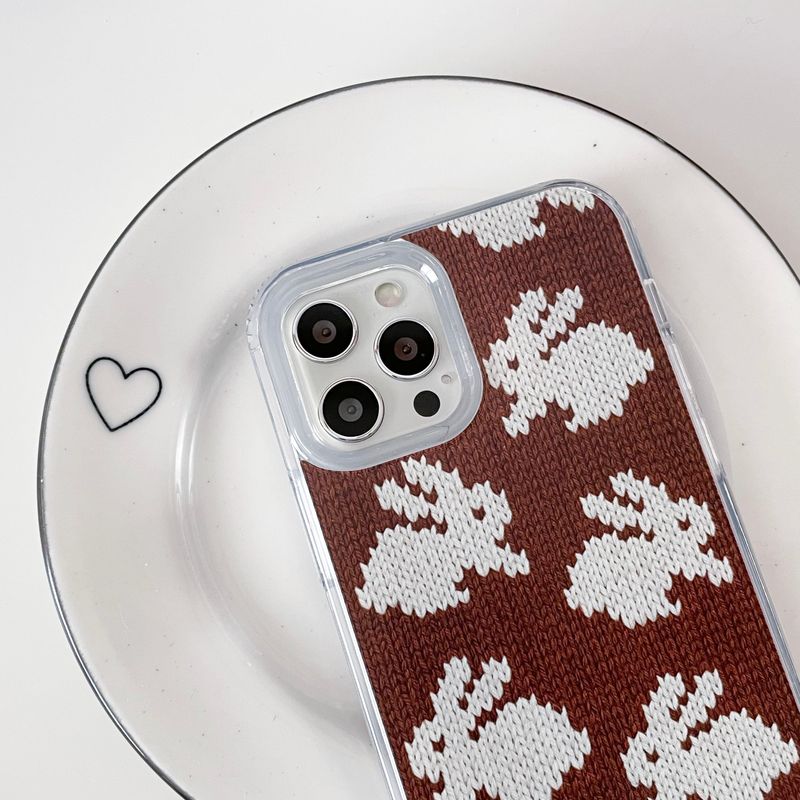 BUNNY HARD JELL CASE_BROWN