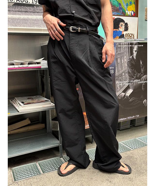 2025 Nylon semi wide pants(4color)