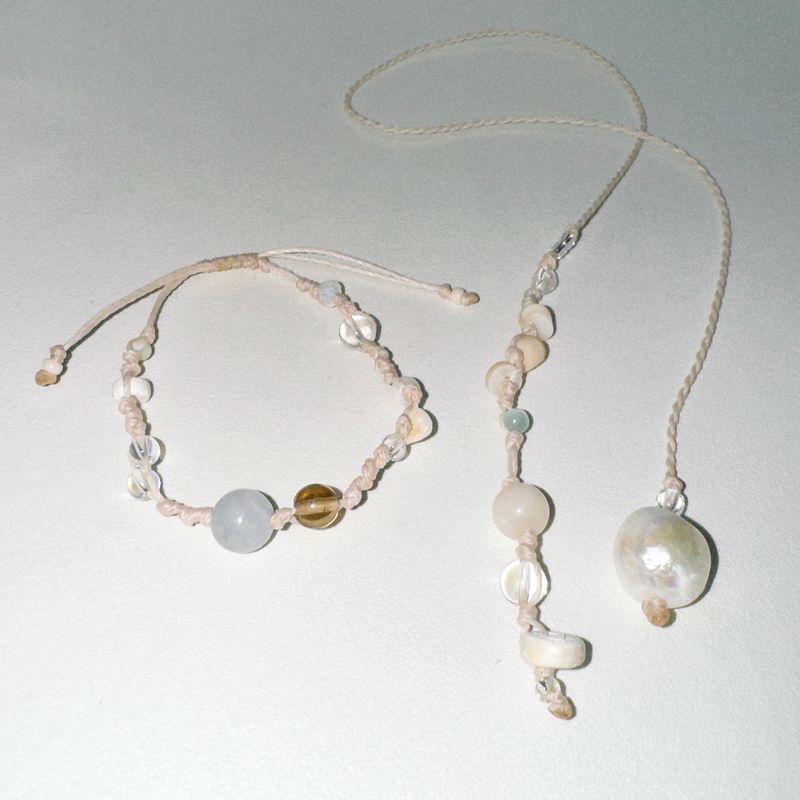 bubble bubble knot bracelet