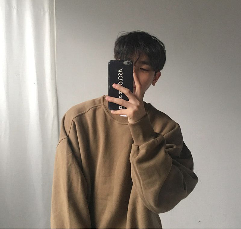 Never Line Warm Sweat Shirt (4color)