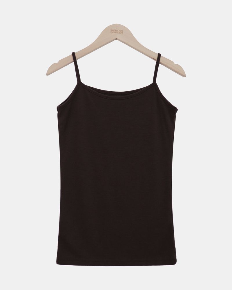 Bisom Color Strap Sleeveless Top