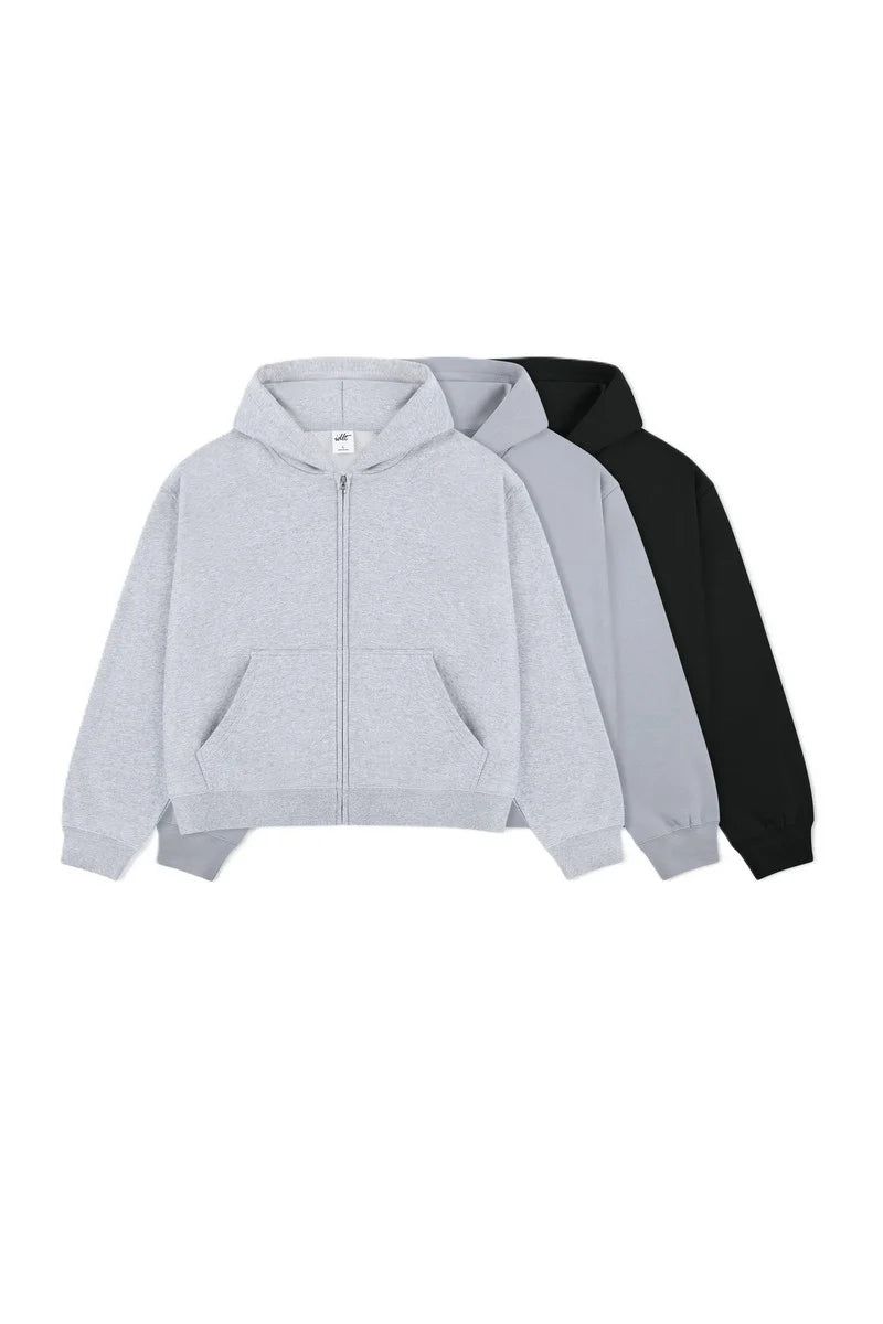 IDLT Basicsの「Boxy Heavyweight Zip-Up Hoodie（Tops）」