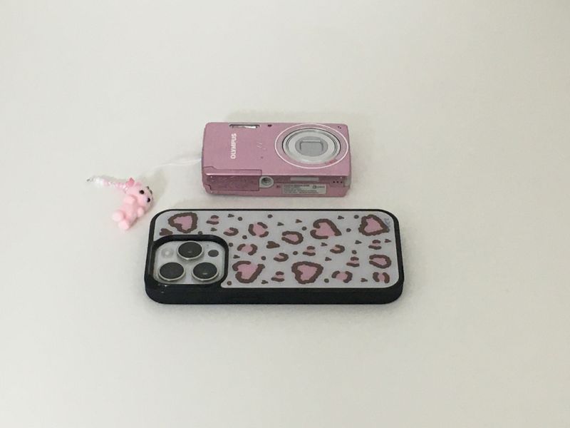 heart leopard (gray) case 
