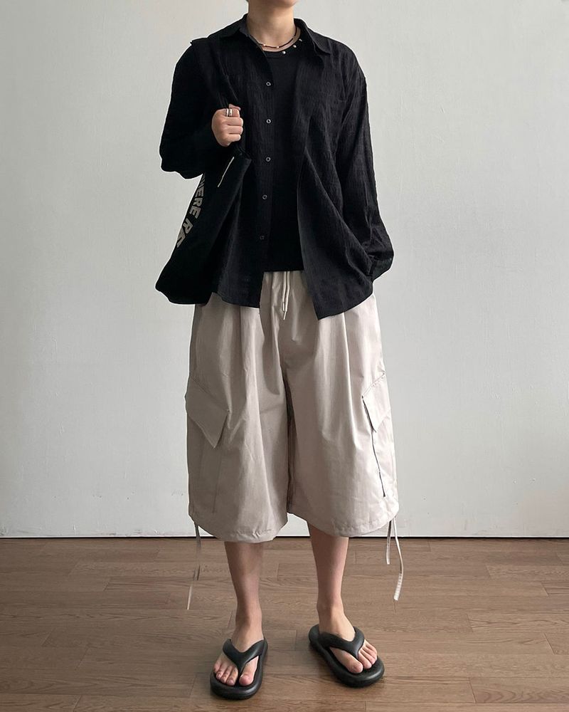 Bungee Cargo Bermuda Pants
