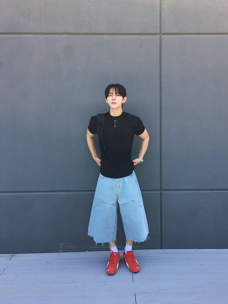 Foil Carpenter Bermuda Denim Pants 2C