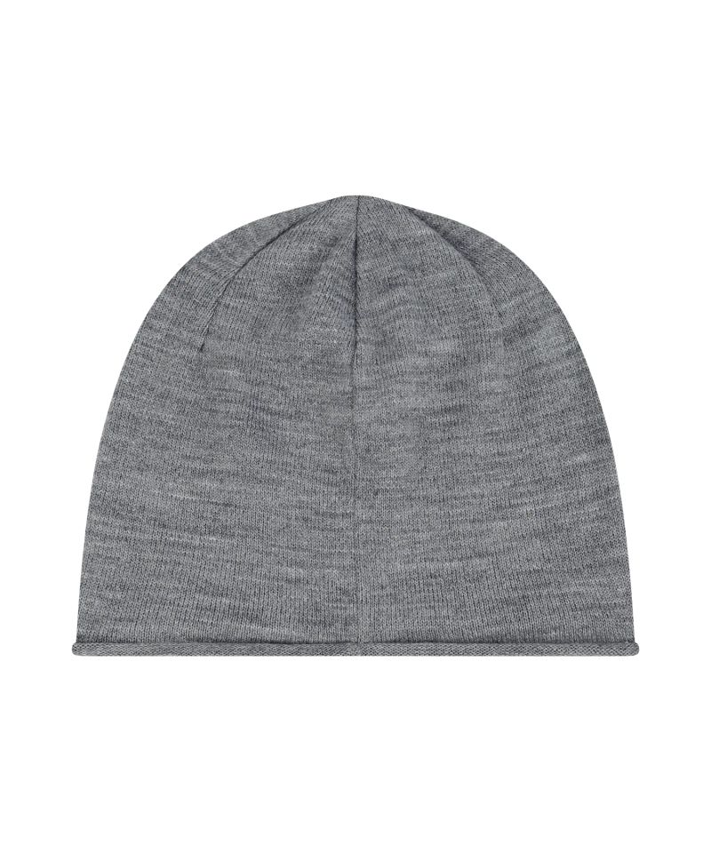 mah LOGO ROLL BEANIE_GREY