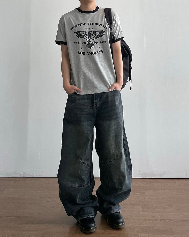 Mood Dark Blue Denim Pants
