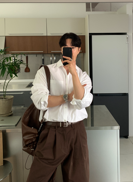 Logane Basic Oxford Overfit Shirt