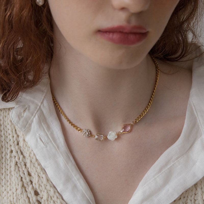 MerryMotive(メリーモチーブ)の「Retro mood vintage surgical chain necklace(Accessories)」