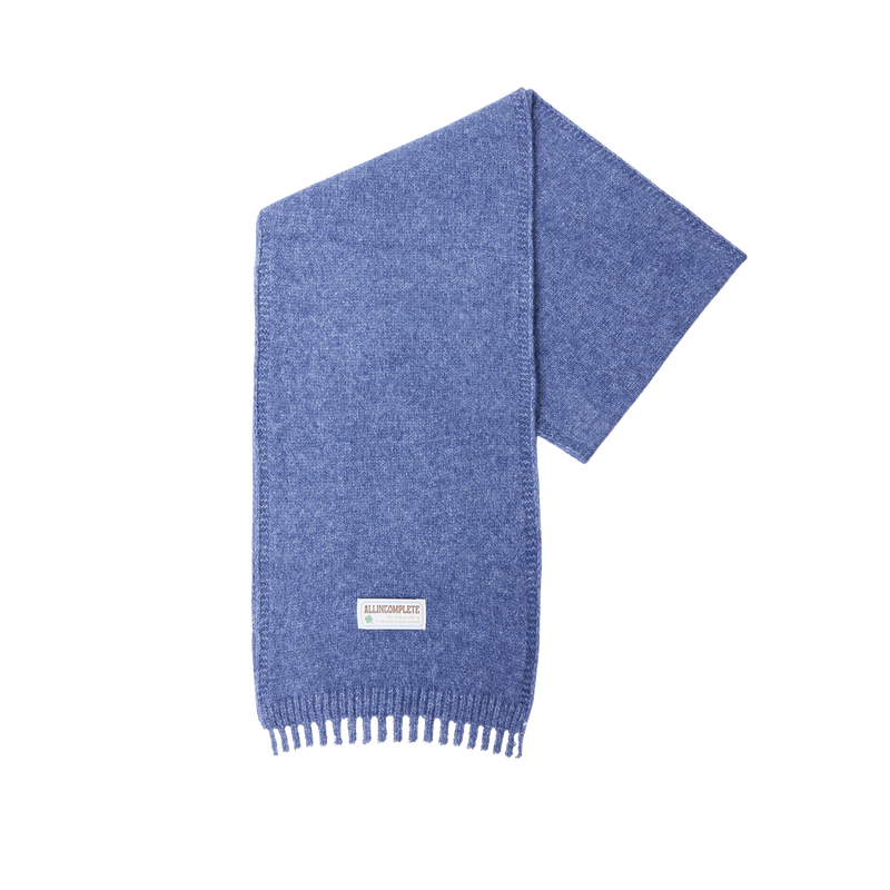 Piano Knit Muffler (Blue)