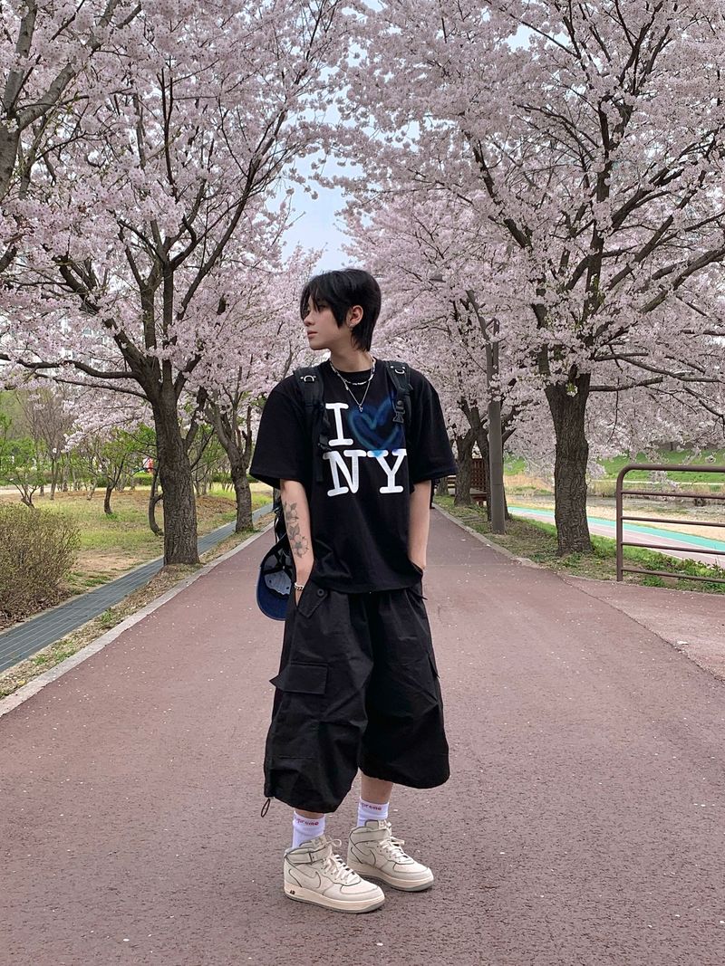 Amekaji Loose Cargo Pants 4C