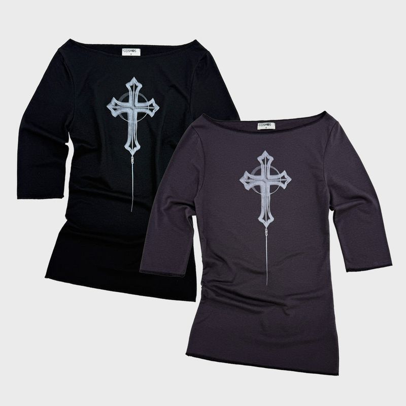 PLASMASPHERE(プラズマスフィア)の「CROSS T-SHIRT_2COLOR(Tops)」