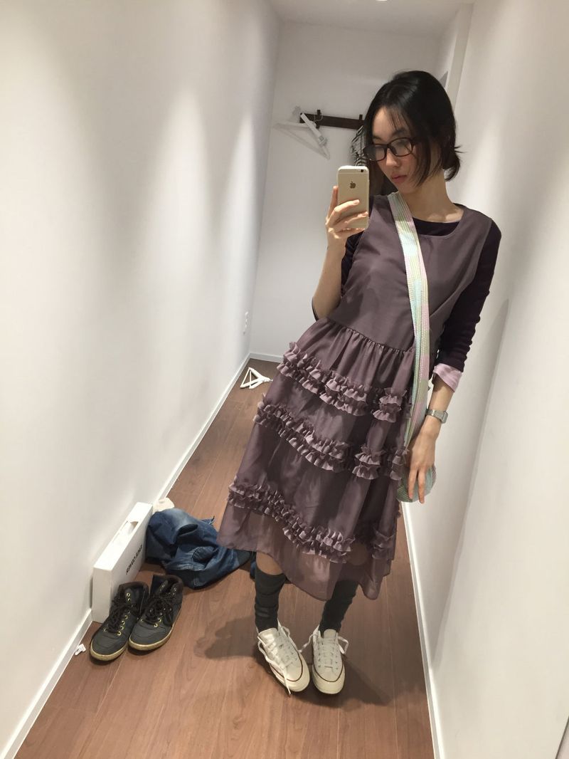 YWD パッチワーククロスボディーバッグ (2color)