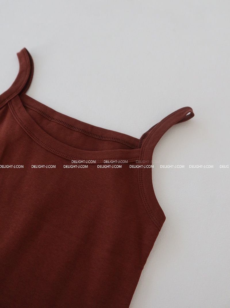 5 colors Basic Plain Cotton Sleeveless