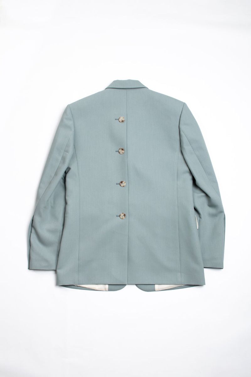 Sky Embroidered Tailored Jacket