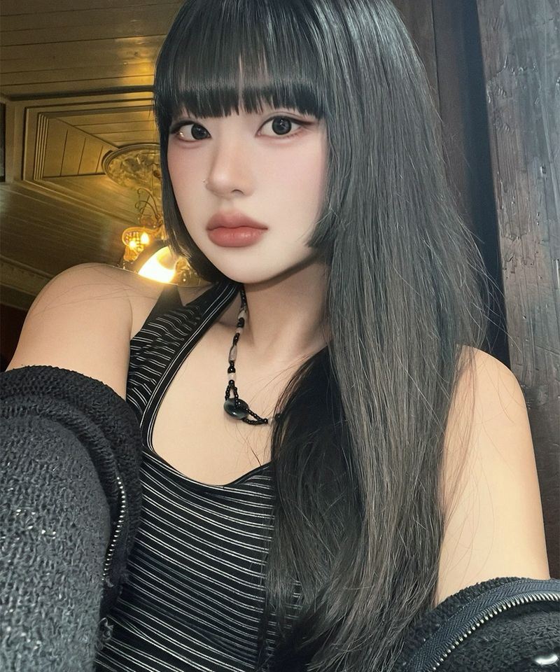 Stripe Haulter Neck Sleeveless