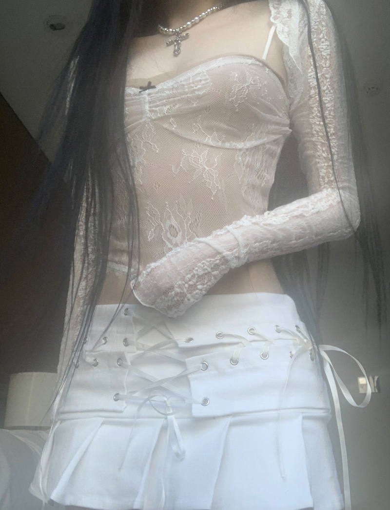 Eilana Ribbon Lace Top