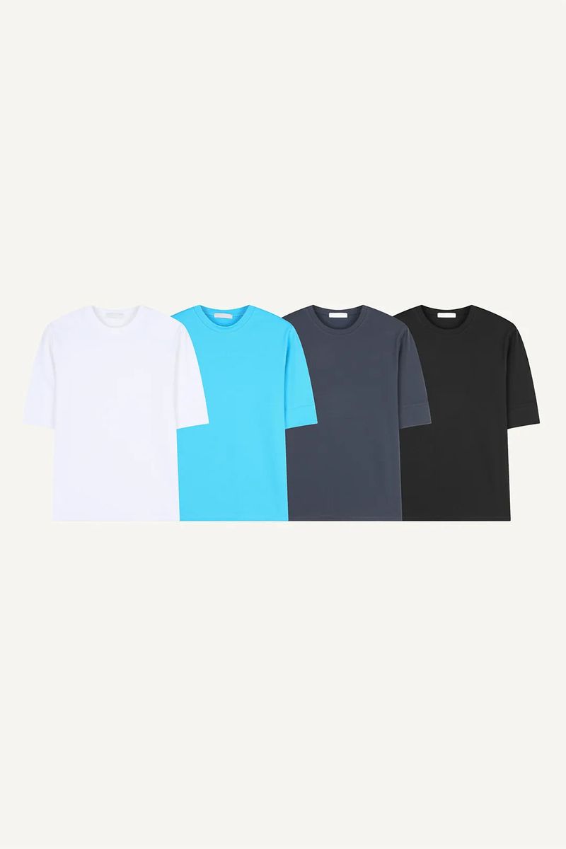 Three Quarter Essential Cotton T-shirt