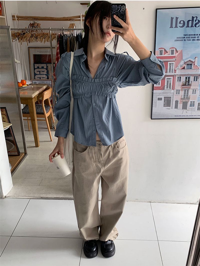 BASIC WIDE PANTS (5C)