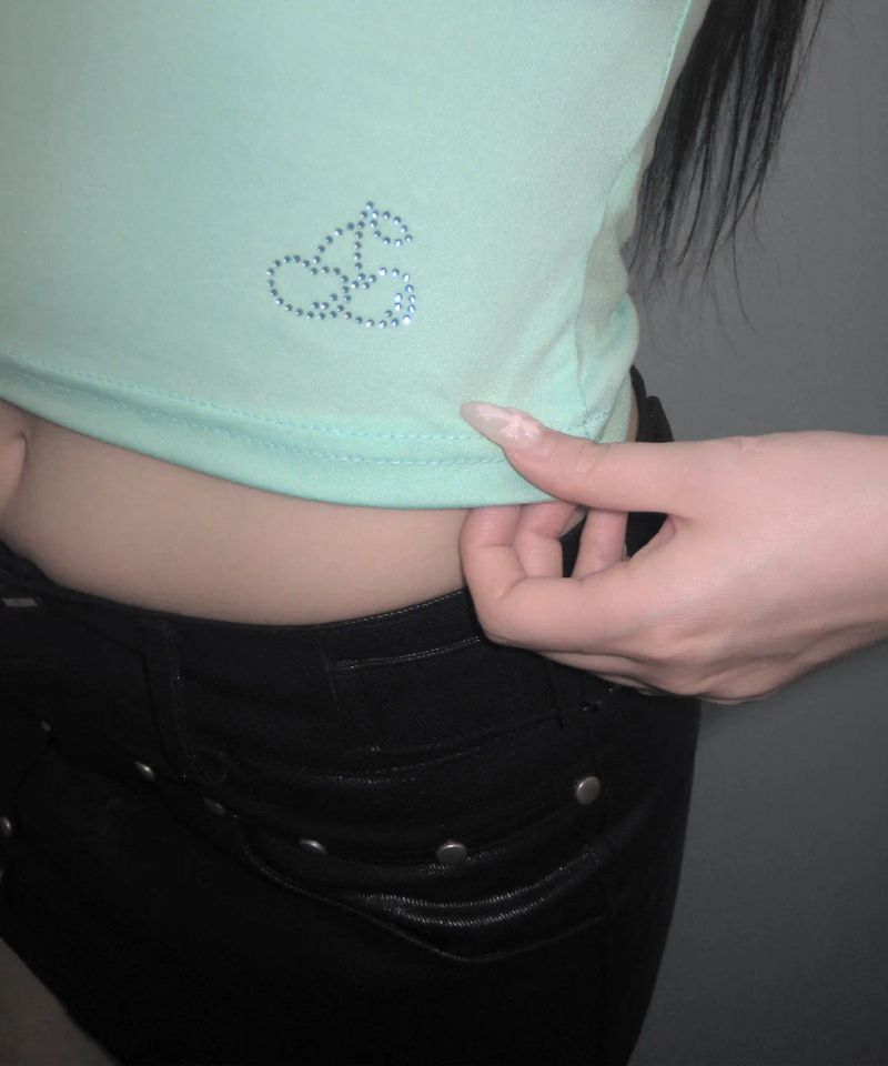 minty cherry tee